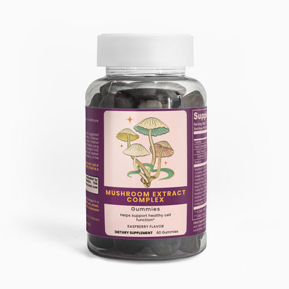 Mushroom Extract Complex Gummies | Focus, Energy & Immune Support