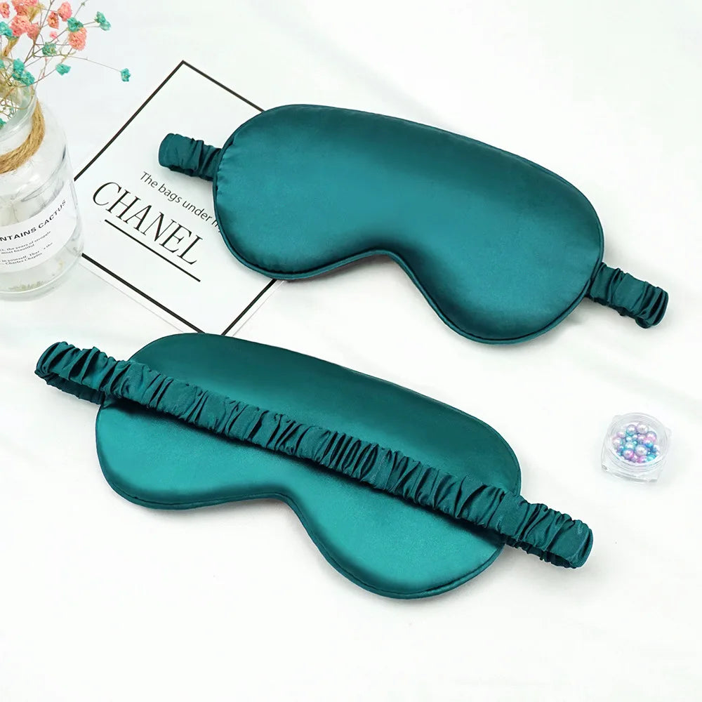 Silk Comfort Sleep Mask – Soft Adjustable Eye Shade for Rest & Relaxation