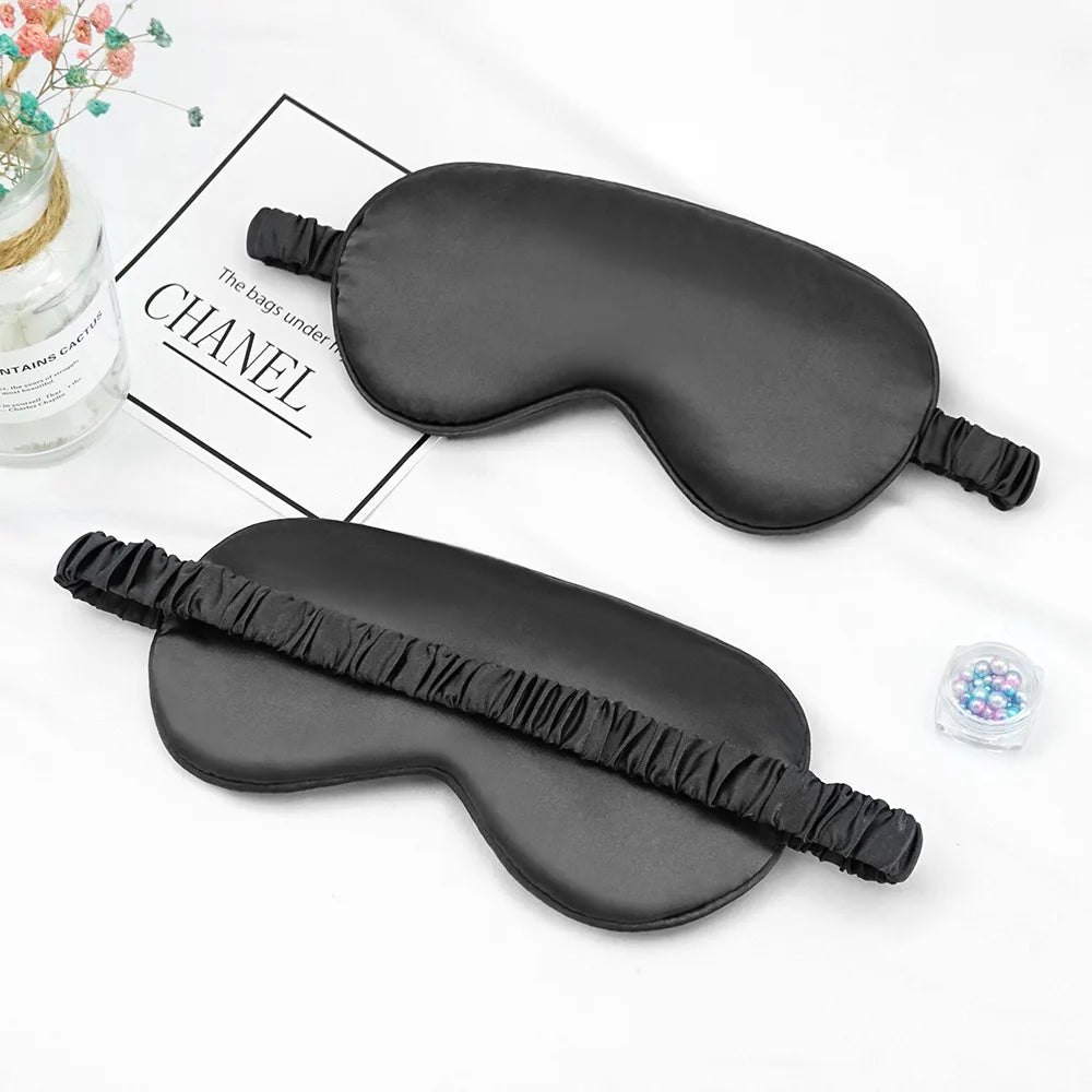 Silk Comfort Sleep Mask – Soft Adjustable Eye Shade for Rest & Relaxation