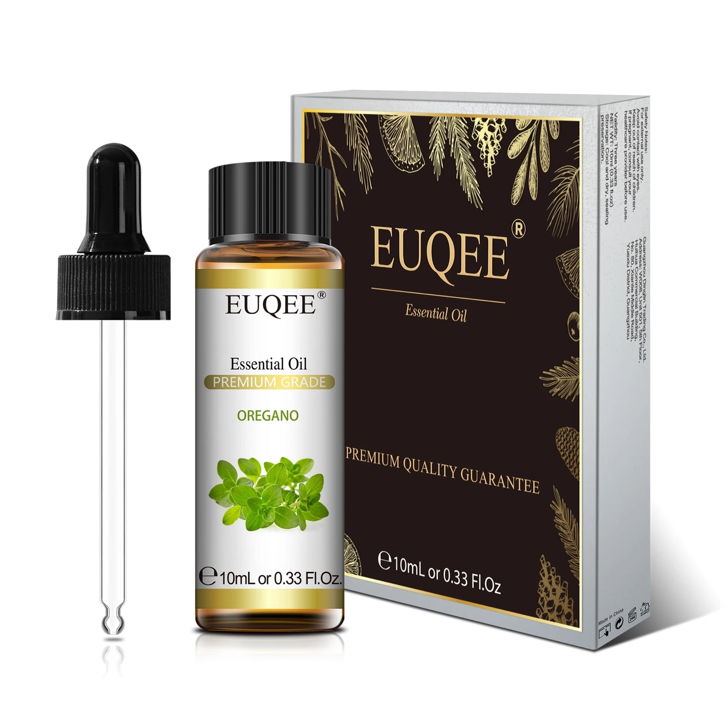 EUQEE Premium Essential Oil – 10ml Pure Aromatherapy Collection (Single Bottle)
