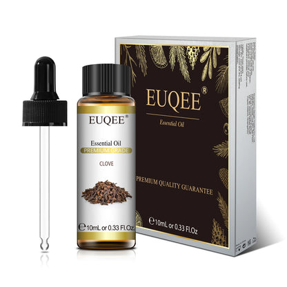 EUQEE Premium Essential Oil – 10ml Pure Aromatherapy Collection (Single Bottle)