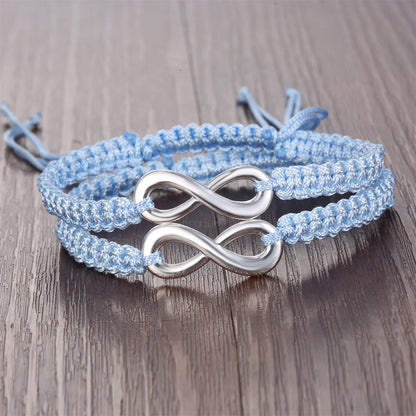 Infinity Bond Bracelets (Pair)
