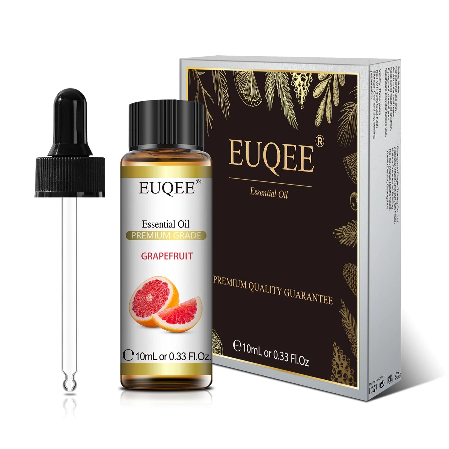EUQEE Premium Essential Oil – 10ml Pure Aromatherapy Collection (Single Bottle)