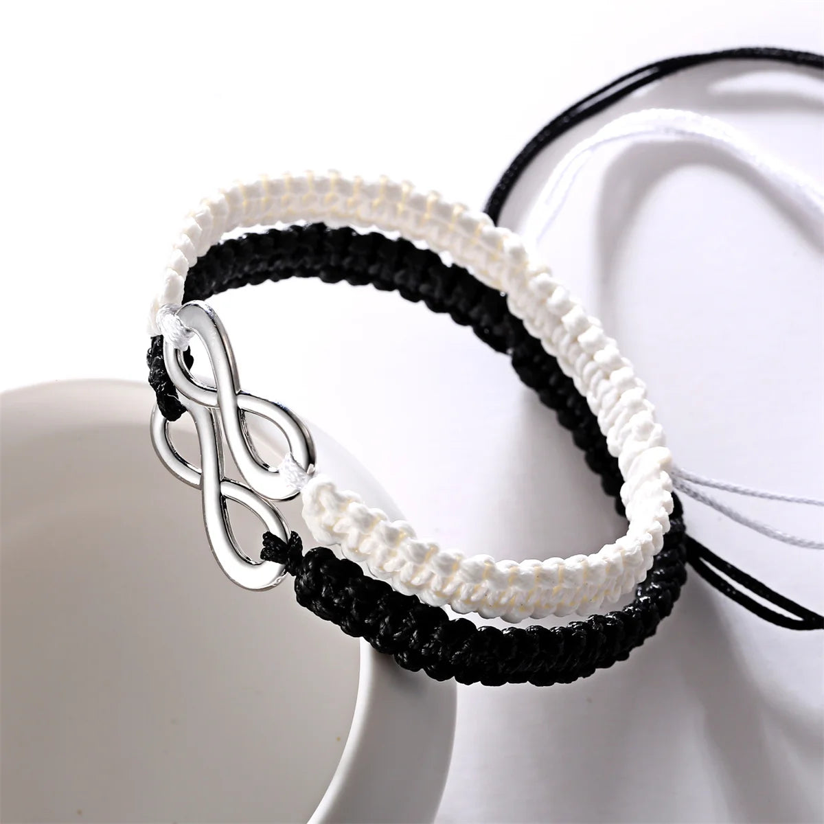 Infinity Bond Bracelets (Pair)