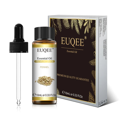 EUQEE Premium Essential Oil – 10ml Pure Aromatherapy Collection (Single Bottle)
