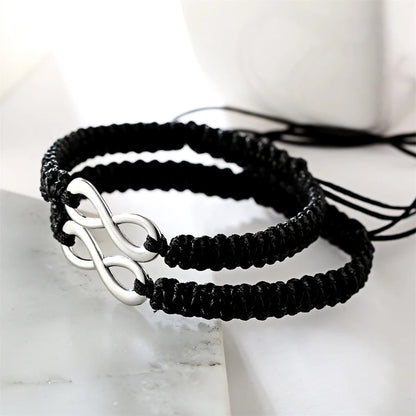 Infinity Bond Bracelets (Pair)