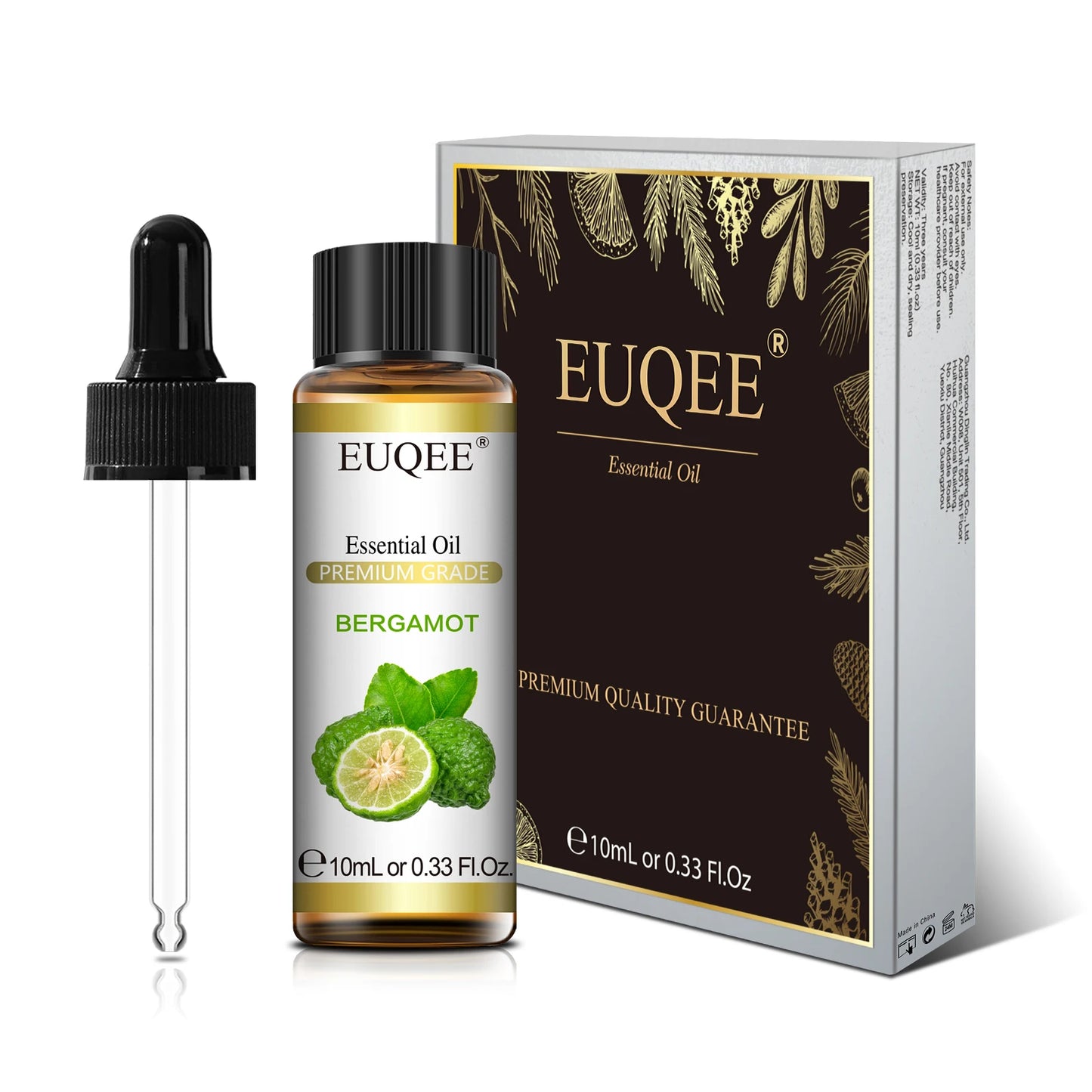 EUQEE Premium Essential Oil – 10ml Pure Aromatherapy Collection (Single Bottle)