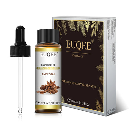 EUQEE Premium Essential Oil – 10ml Pure Aromatherapy Collection (Single Bottle)