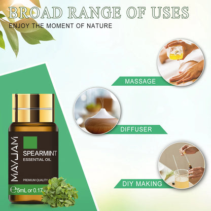 A few drops of essential oil blended for massage, adding comfort and connection.