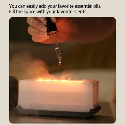 Flame Aromatherapy Diffuser | Firelight, Calm & Connection