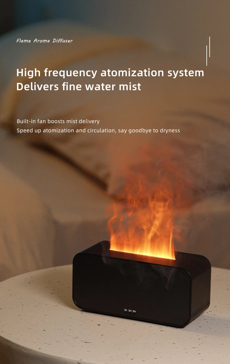 High-frequency mist atomization for smooth humidity and peaceful nights